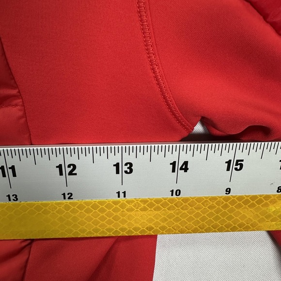 Lululemon Down For It All Jacket Womens 2 Red Hooded Full Zip LW4BK0S Activewear - Picture 13 of 14